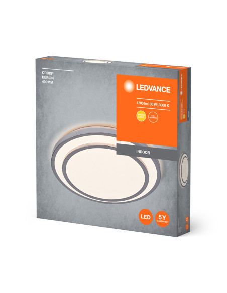 PLAFON LED ORBIS BERLIN 490 36W 3000K ciepła biała SI 