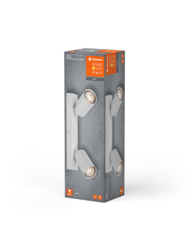 OPRAWA SUFITOWA LED SPOT OCTAGON DIM 2X3.4W 2700K ciepła biała GU10 WT 