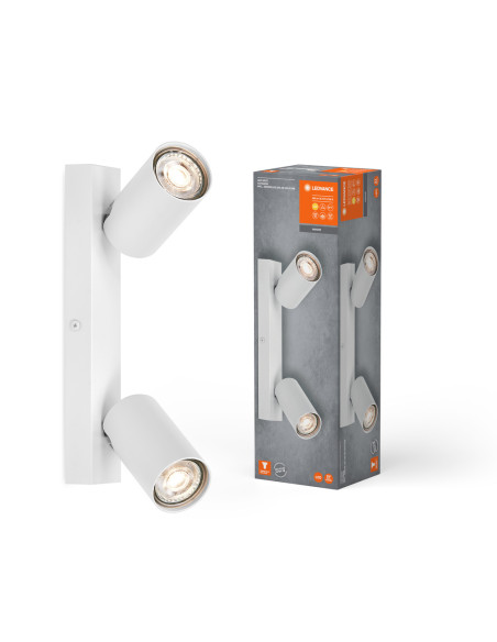 OPRAWA SUFITOWA LED SPOT OCTAGON DIM 2X3.4W 2700K ciepła biała GU10 WT 