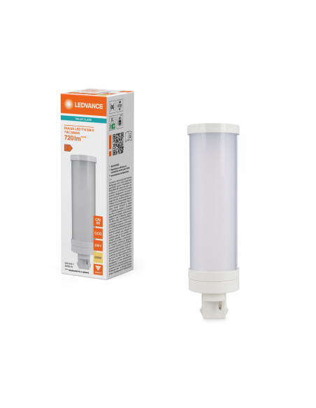 ŚWIETLÓWKA LED V DULUX LED T18 EM 7W 3000K ciepła biała  GX24D-2 720LM 