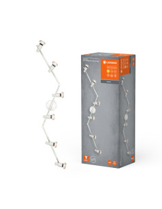 OPRAWA SUFITOWA PUNKTOWA LED SPOT GU10 6X3,4W 2700K ciapła biała DIM 1380LM 230V BIAŁA 