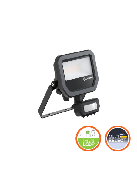NAŚWIETLACZ FLOOD LED SENSOR 10 P 8W/6W 1100LM/780LM PS 3000K SY100 BK IP65 GEN4 