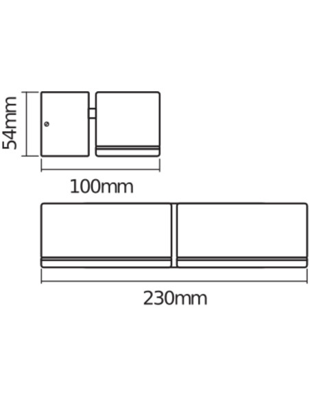 KINKIET ZEWNĘTRZNY ENDURA STYLE MINI SPOT II 13W 3000K 800LM IP44 WHITE 