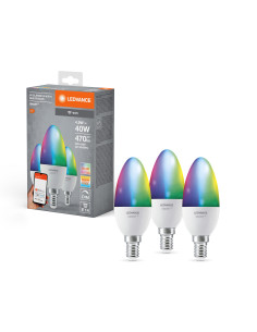 3-PAK ŻARÓWKA LED SMART+ WIFI B40 4,9W RGBW FR E14 FS3 