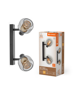 OPRAWA SUFITOWA LED DECOR SPOT FIREFLY DIM 2X2.8W 2700K ciepła biała E14 BK 