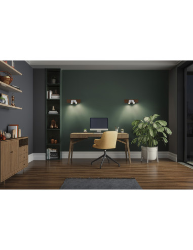 OPRAWA SUFITOWA LED DECOR SPOT MERCURY DIM 2X3.4W 2700K ciepła biała GU10 WT 