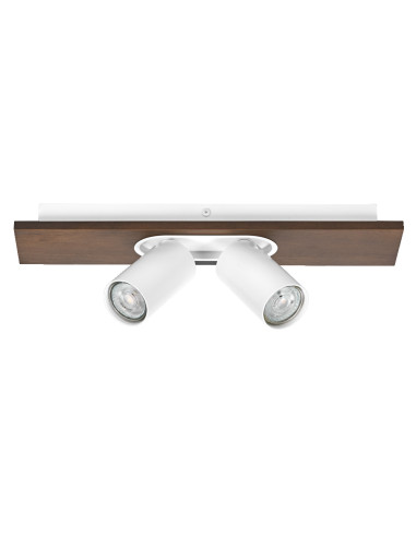 OPRAWA SUFITOWA LED DECOR SPOT MERCURY DIM 2X3.4W 2700K ciepła biała GU10 WT 