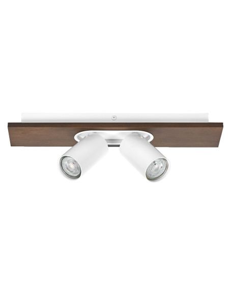 OPRAWA SUFITOWA LED DECOR SPOT MERCURY DIM 2X3.4W 2700K ciepła biała GU10 WT 