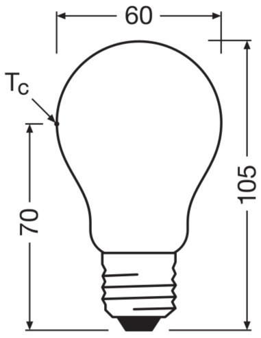 ŻARÓWKA LED ENERGY CLASS CLA60 DIM 3,8W 4000K neutralna biała E27 806LM GL FR EE  KLASA A 