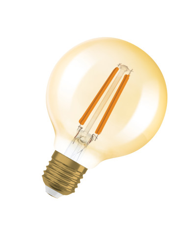 ŻARÓWKA LED 1906 VINTAGE LED GLOBE80 DIM GOLD60 7,2W/824 FIL 806LM E27 