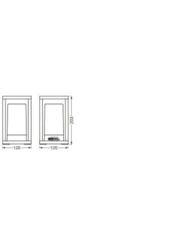 OPRAWA SMART OUTDOOR WIFI TABLE FRAME PB USB RGBW 