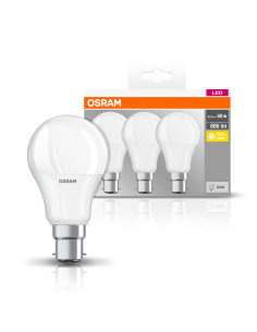 ŻARÓWKA LED 3-PAK LED BASE CLA60 8,5W 2700K ciepła biała B22 FR FS3 