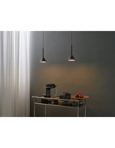 OPRAWA SUFITOWA DECOR FUJI 1XPENDANT 5W 930 330LM BK 5Y 