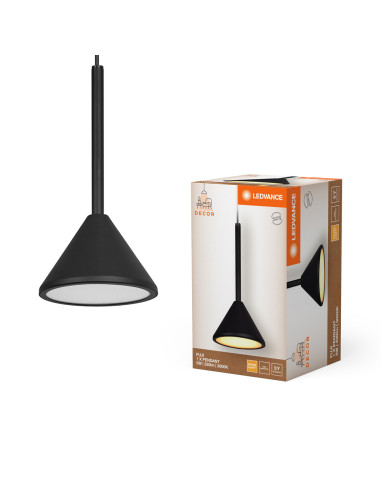 OPRAWA SUFITOWA DECOR FUJI 1XPENDANT 5W 930 330LM BK 5Y 
