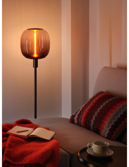 DECOR STICK FLOOR SHORT 1XE27 DARK GREY 