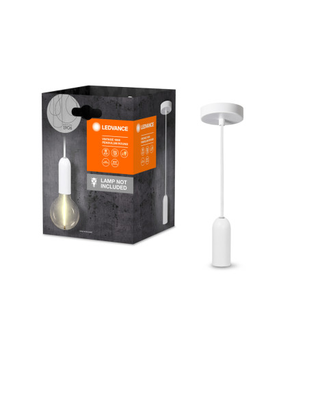 ZAWIESIE 1906 PENDULUM ROUND E27 WT WHITE 