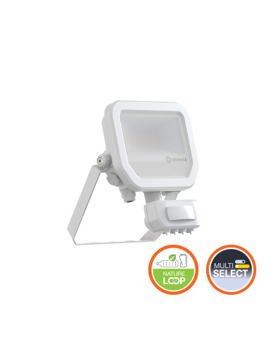 NAŚWIETLACZ FLOOD LED SENSOR 10 P 8W/6W 1100LM/780LM PS 3000K SY100 WT IP65 GEN4 