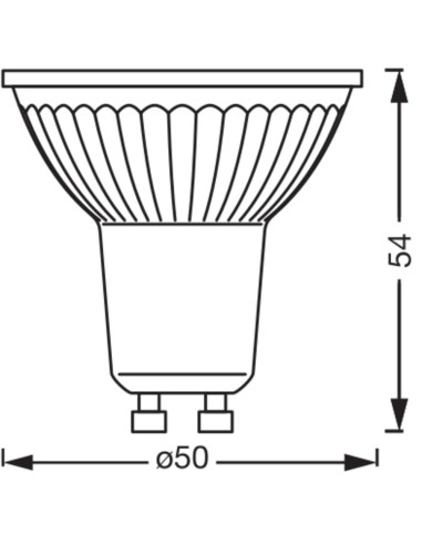 ŻARÓWKA LED SMART MATTER SPOT PAR16 RGBW 4,9W 2700K...6500K 350LM GU10  