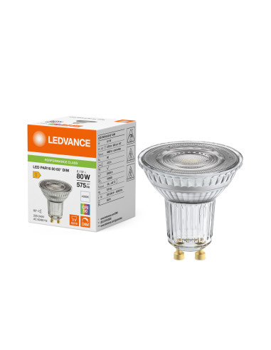 ŻARÓWKA LED P SPOT PAR16 GL 80 60° DIM 6,1W 4000K neutralna biała CRI90 GU10 575LM 