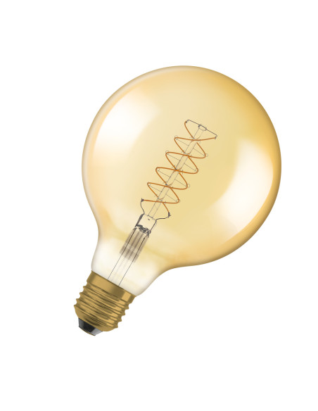 ŻARÓWKA LED 1906 VINTAGE LED GOLD37 GLOB125 DIM 4,8W 2200K 420LM E27 SFIL 