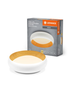 PLAFON LED ORBIS LIVIA 300MM 16W 3000K ciepła biała CLICK DIM WHITE AND WOOD DECOR 