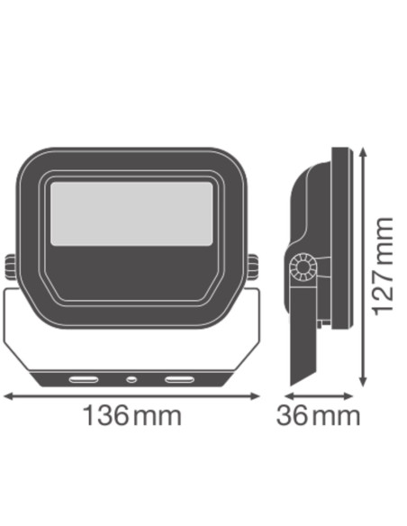 NAŚWIETLACZ FLOOD LED 10 P 8W/6W 1200LM/850LM PS 6500K SY100 WT IP66 GEN4 