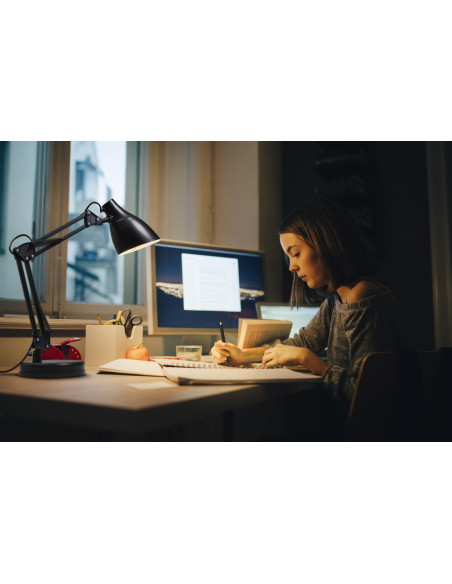 LAMPKA BIURKOWA OFFICE LINE DESK PEAR E27 BLACK 