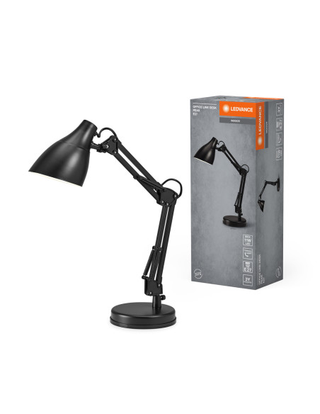 LAMPKA BIURKOWA OFFICE LINE DESK PEAR E27 BLACK 