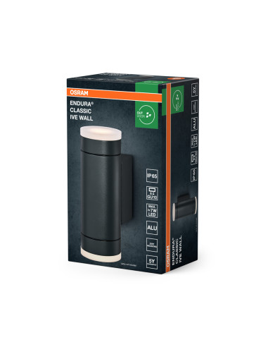 KINKIET ZEWNĘTRZNY Endura Classic IP65 IVE GU10 WALL Dark Gray