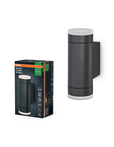 KINKIET ZEWNĘTRZNY Endura Classic IP65 IVE GU10 WALL Dark Gray