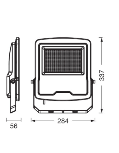NAŚWIETLACZ ENDURA FLOOD 100W 4000K neutralna biała 12550LM PCR DG 