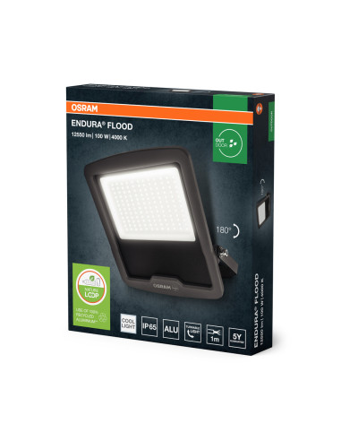 NAŚWIETLACZ ENDURA FLOOD 100W 4000K neutralna biała 12550LM PCR DG 
