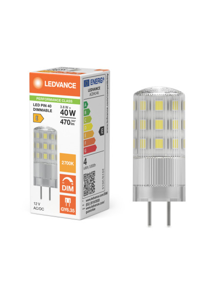 ŻARÓWKA LED P SPECIAL LED PIN40 CL DIM 3.8W 2700K ciepła biała GY6.35 12V 470LM 