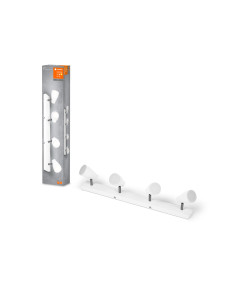 OPRAWA SUFITOWA PUNKTOWA LED SPOT PEAR 4X4.3W 2700K ciepła biała GU10 WHITE 