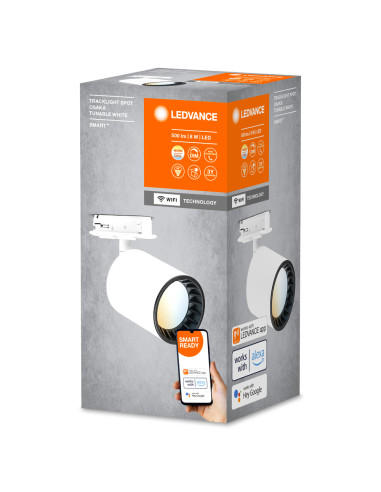 OPRAWA SZYNOWA SMART WIFI TRACKLIGHT SPOT OSAKA 8W TW 3000K..6500K WT 