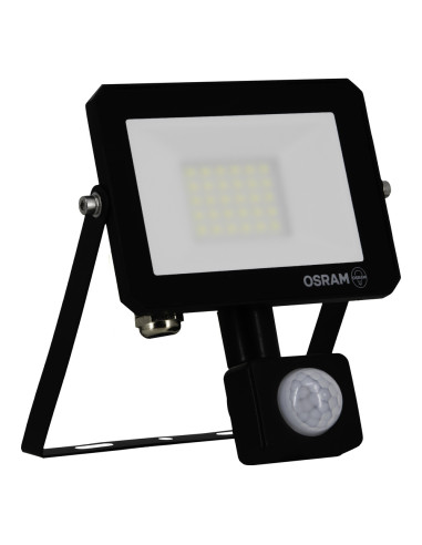 NAŚWIETLACZ FLOOD LED LUX SENSOR 20W 6500K 1800LM BK IP65 3Y 