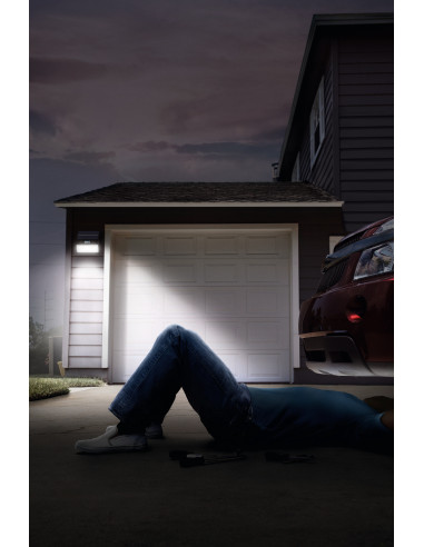 NAŚWIETLACZ ENDURA FLOOD SOLAR DOUBLE SENSOR 2,9W 3000K ciapła biała 380LM DG 