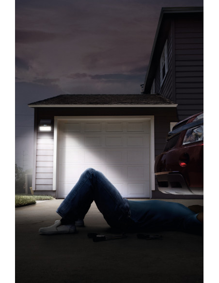 NAŚWIETLACZ ENDURA FLOOD SOLAR DOUBLE SENSOR 2,9W 3000K ciapła biała 380LM DG 