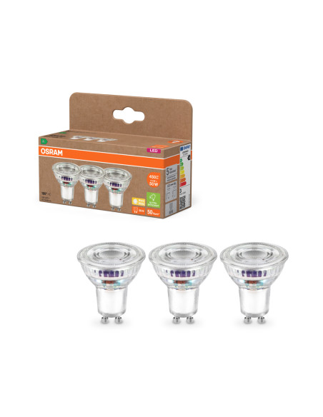 3-PAK LED PAR16 50 100° 2,5W 2700K GU10 450LM EE KLASA A 