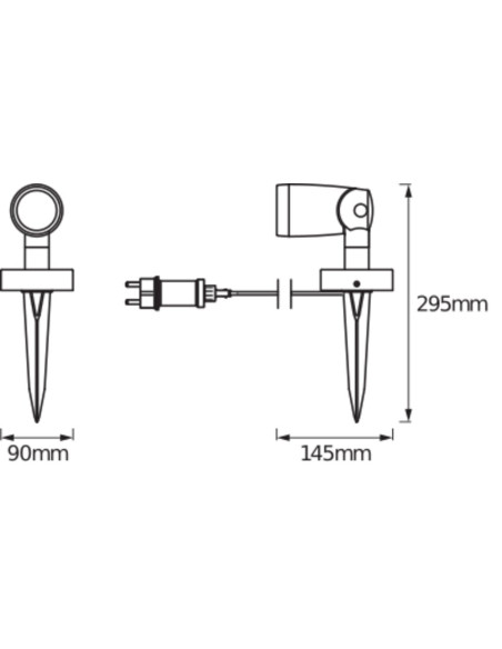 OPRAWA SMART WIFI GARDEN SPOT 1P RGBW 5W 240LM 