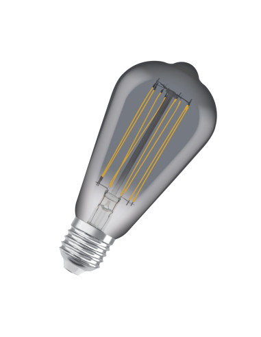 ŻARÓWKA LED 1906 VINTAGE LED EDISON SMOKE42 DIM 11W/818 500LM E27 FIL 