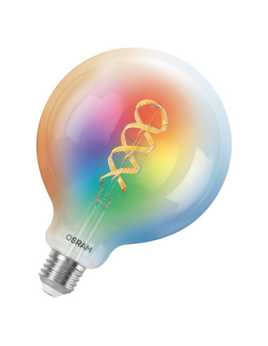 ŻARÓWKA LED SMART+ MATTER G125 40 4.8W 827...865 FIL MULTICOLOR E27 RGBW