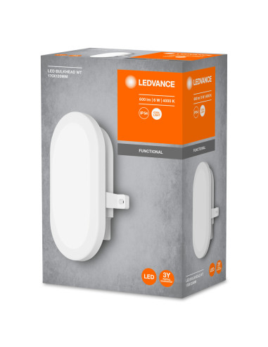 OPRAWA LED BULKHEAD 6W 4000K 420LM WT 