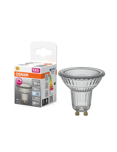 ŻARÓWKA LED SUPERSTAR PAR16 80 120° DIM 6,9W 4000K neutralna biała CRI90 GU10 650LM 