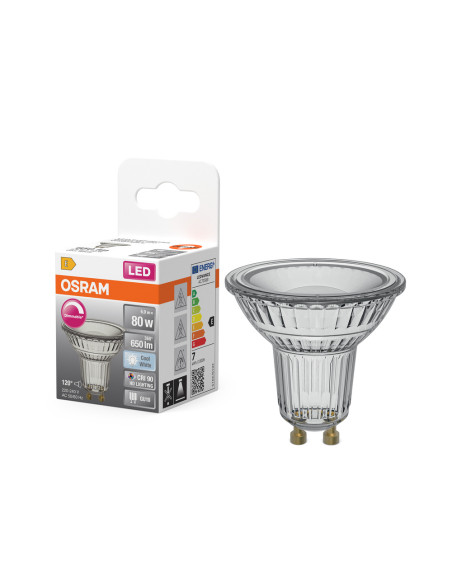 ŻARÓWKA LED SUPERSTAR PAR16 80 120° DIM 6,9W 4000K neutralna biała CRI90 GU10 650LM 
