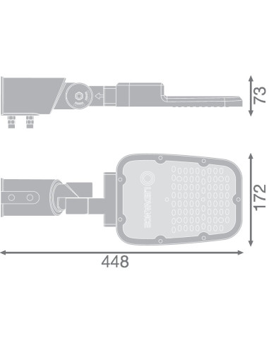 OPRAWA ULICZNA STREETLIGHT AREA SPD SM V 45W 765 IP66 6075LM RV20ST GY 
