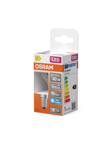 ŻARÓWKA LED STAR RF CLP40 3,4W 6500K zimna biała E14 FIL 470LM 
