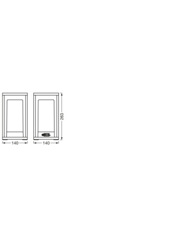 OPRAWA SMART OUTDOOR WIFI TABLE FRAME MAX PB USB RGBW 