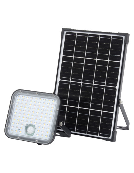 NAŚWIETLACZ ENDURA FLOOD SPLIT SOLAR SENSOR RC 30W 4000K neutralna biała 4500LM BK 