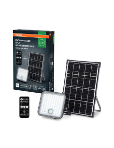 NAŚWIETLACZ ENDURA FLOOD SPLIT SOLAR SENSOR RC 30W 4000K neutralna biała 4500LM BK 